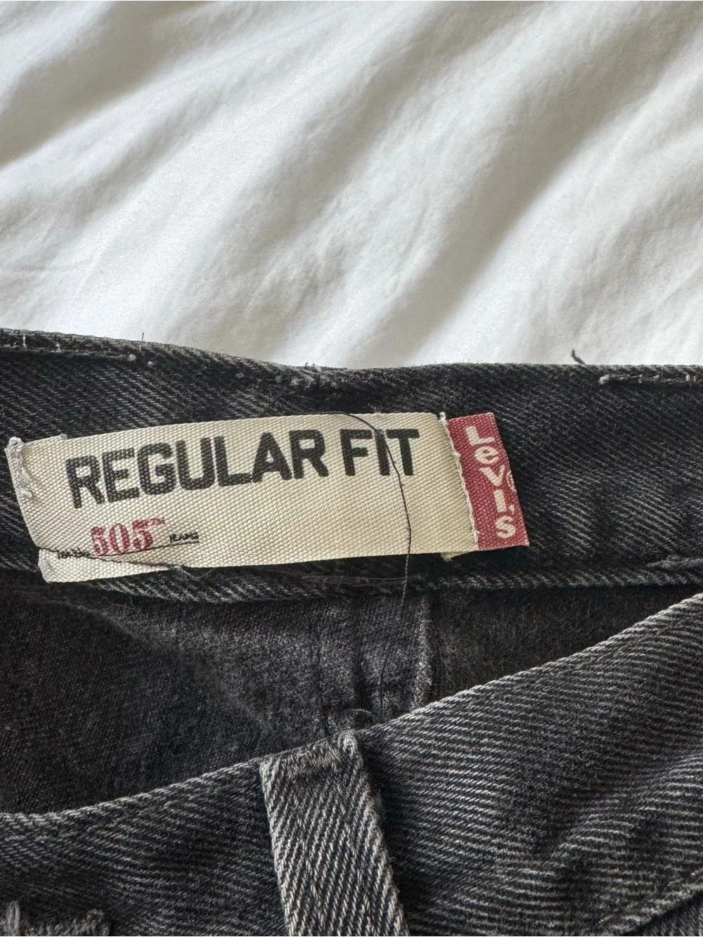Black Men’s Levi’s 505 Jeans - Classic Straight Fit